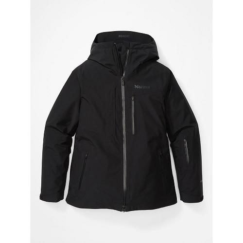 Marmot Lightray Jackets - Womens Ski Jacket Black CA9178064 Canada